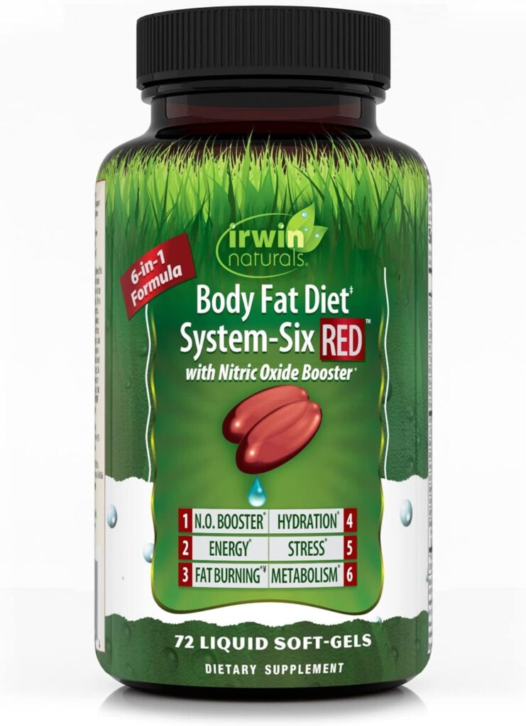 Irwin Naturals Body Fat Diet System-Six Red, 72 Softgels