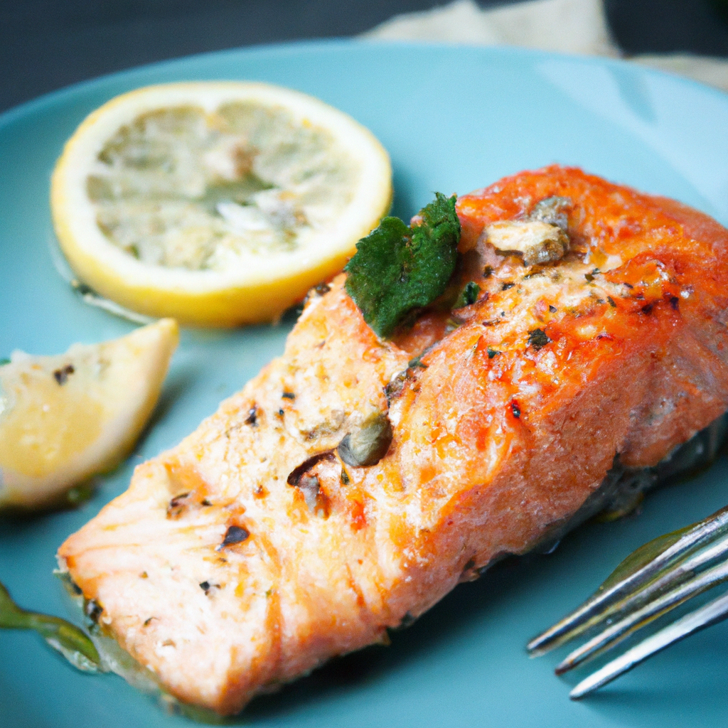 MIND Diet Recipe: Baked Salmon With Garlic And Herbs