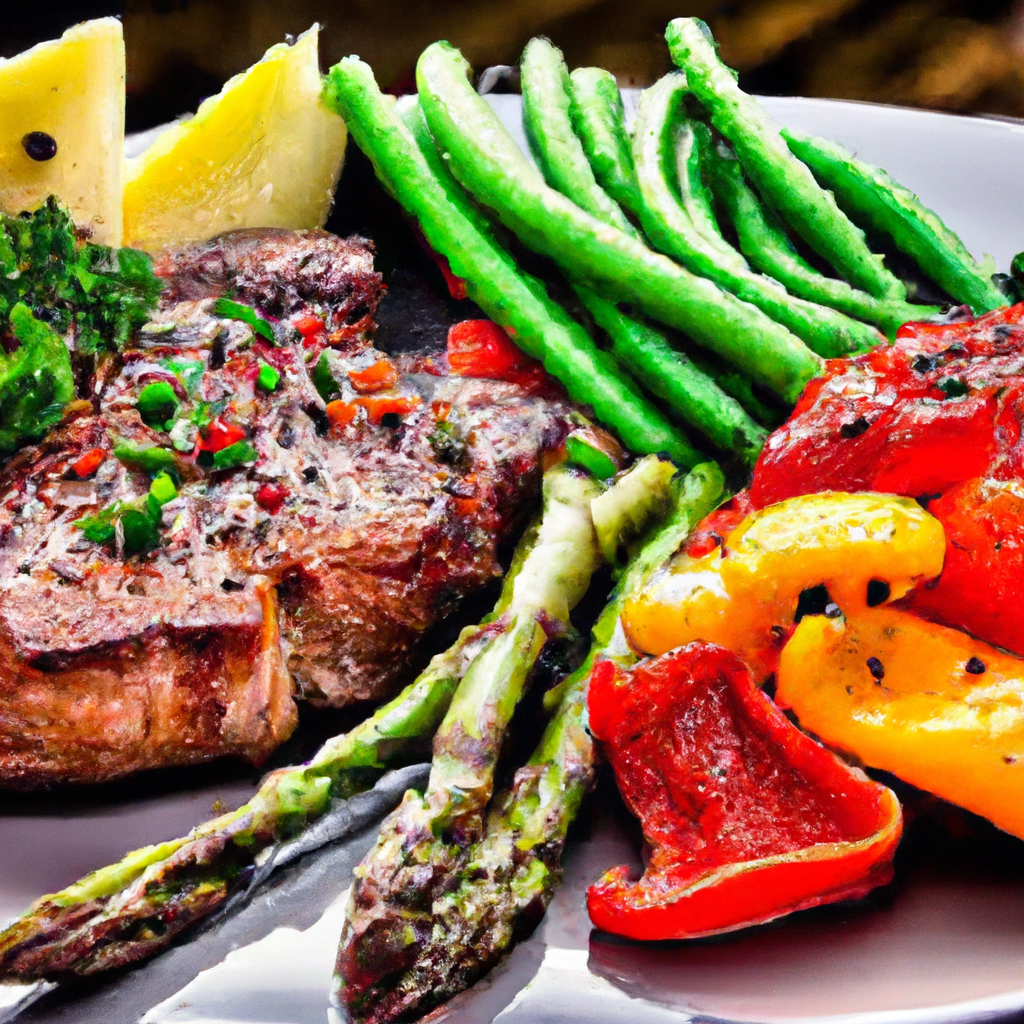 Zone Diet Recipe: Grilled Steak With Roasted Vegetables