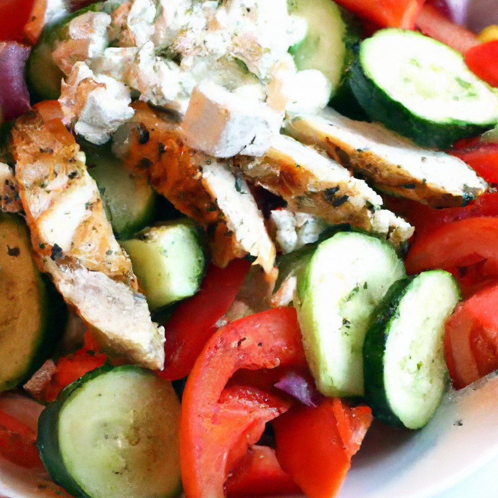 Mediterranean Diet Recipe: Greek Salad With Grilled Chicken