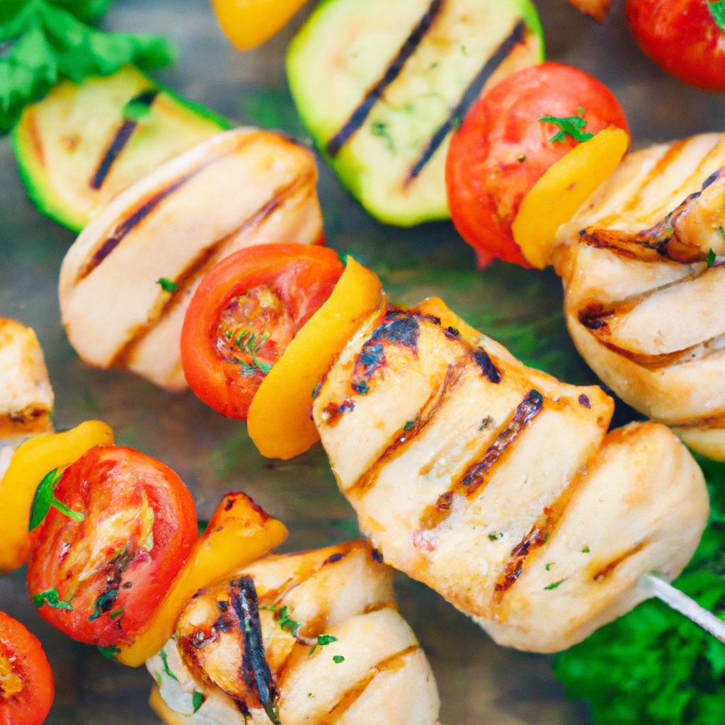 TLC Diet Recipe: Grilled Chicken And Vegetable Skewers