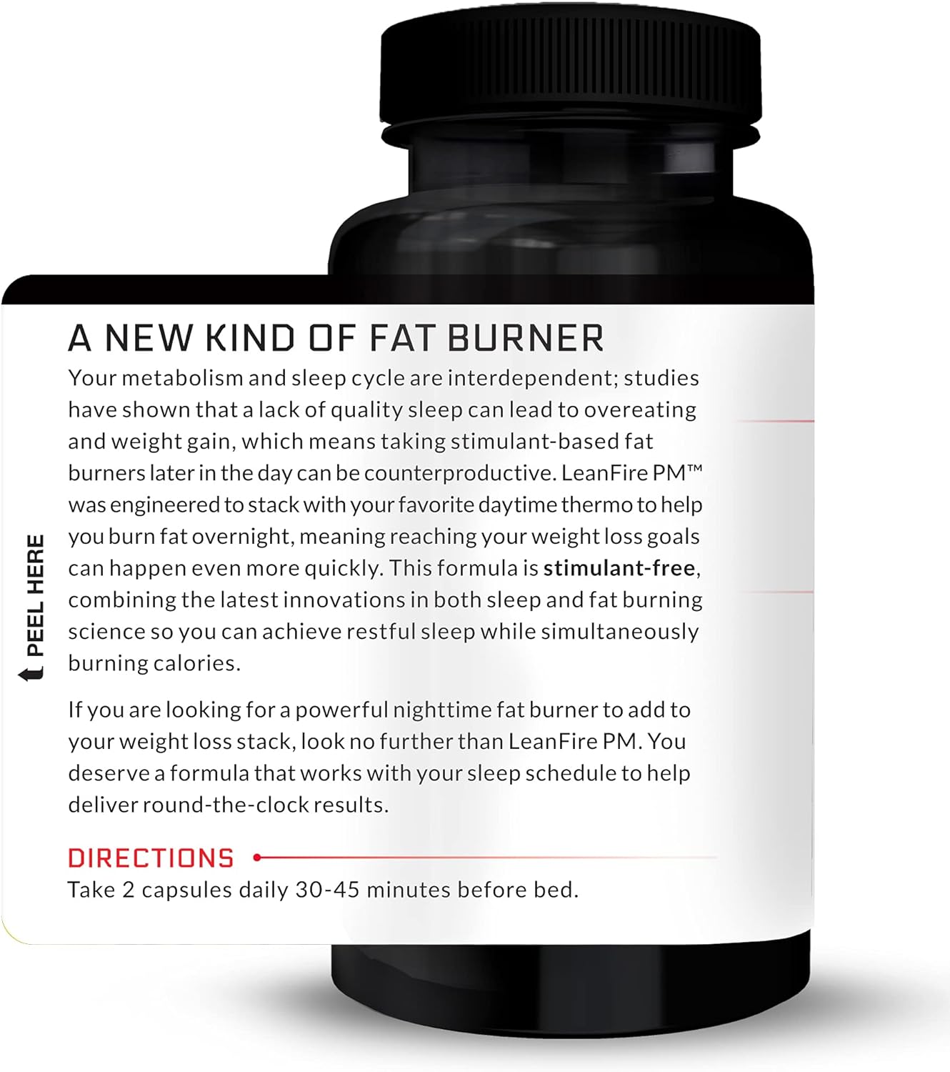 Force Factor LeanFire PM Weight Loss Pills for Women  Men, Fat Burner  Overnight Weight Loss Pills to Burn Fat, Boost Metabolism, Improve Sleep, Powerful Formula for Incredible Results, 60 Capsules