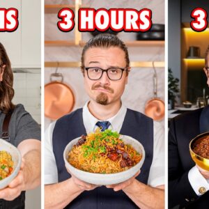 3 Minute vs 3 Hour vs 3 Day Fried Rice