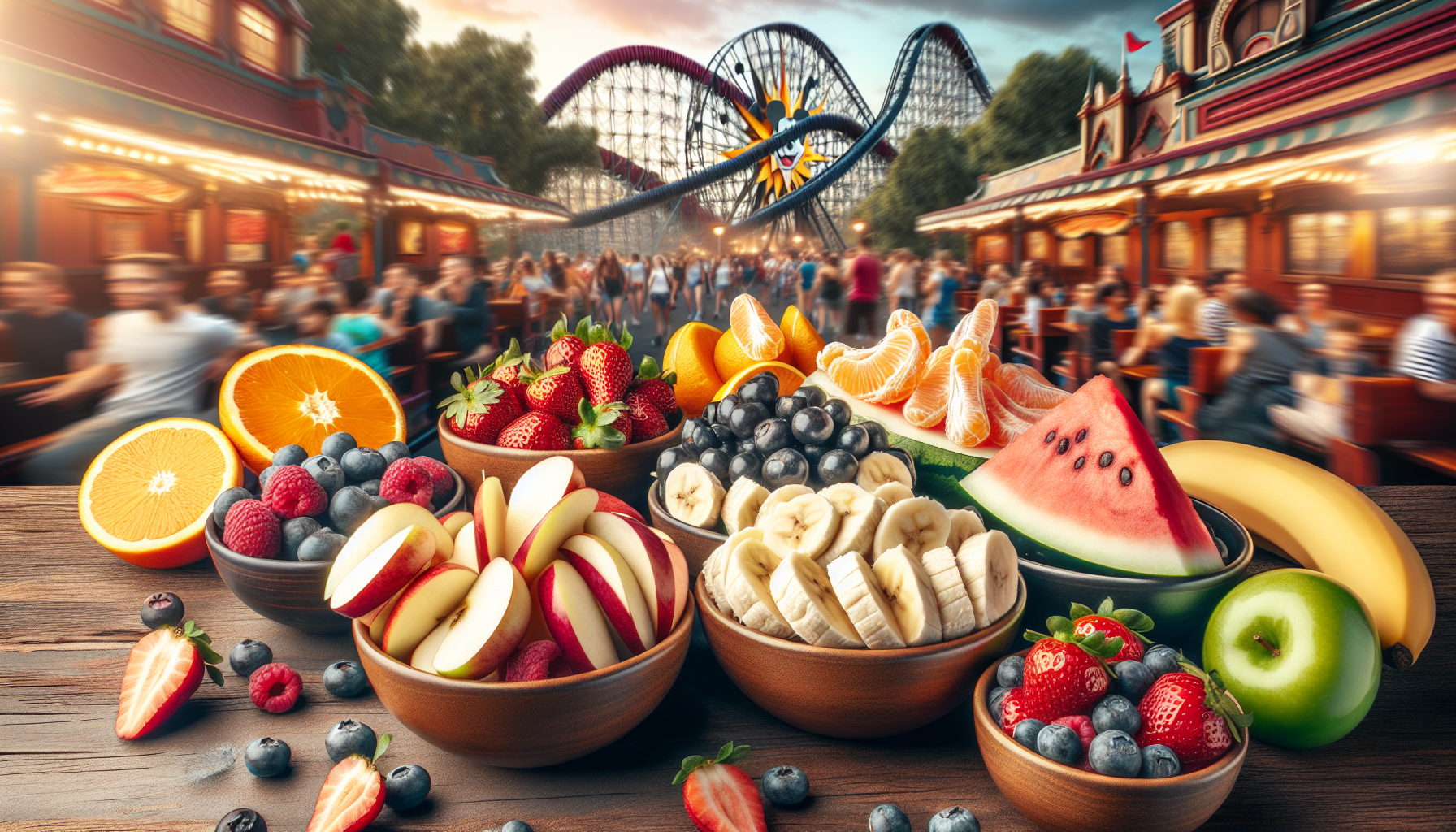 What Are Some Healthy Snacks I Can Eat While At A Theme Park?