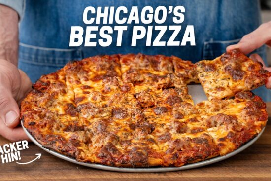 Tavern Style Chicago Thin Crust Pizza