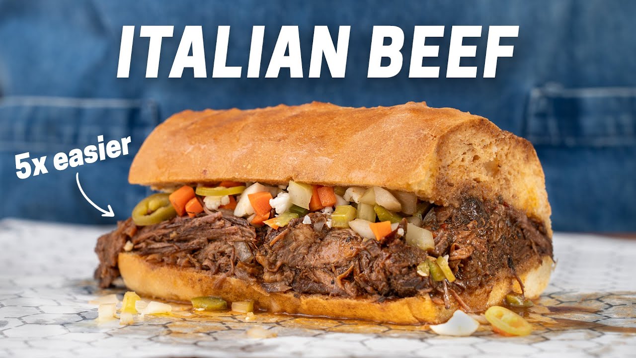 The EASIER + BETTER Way to Make Chicago Italian Beef Sandwiches