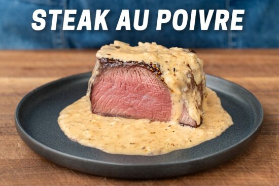 STEAK AU POIVRE (French Pepper Steak)