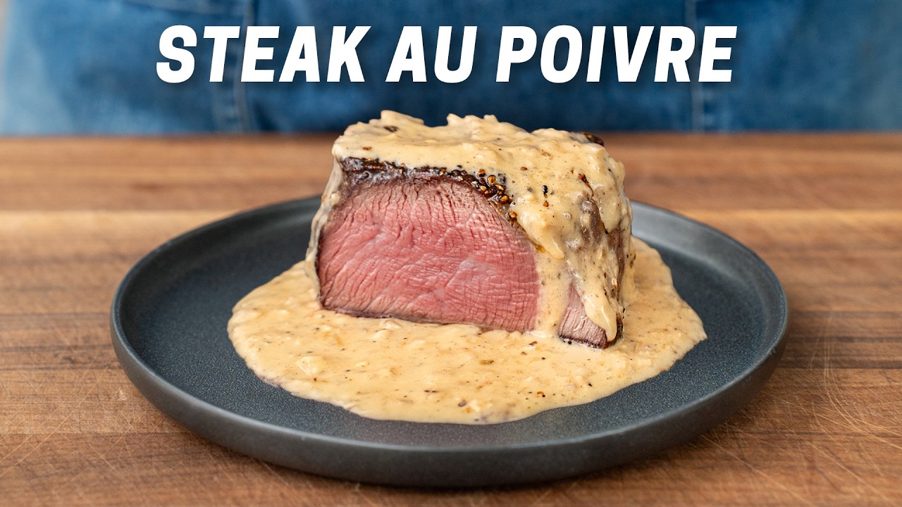 STEAK AU POIVRE (French Pepper Steak)