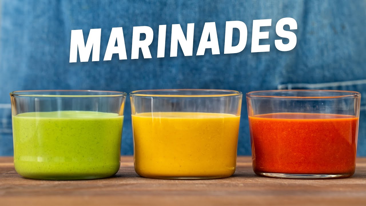 3 Easy Marinades to INSTANTLY UPGRADE Your Cooking