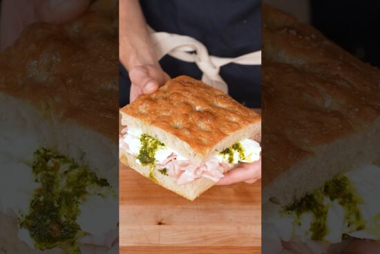 Mortadella Sandwich With Homemade Bread