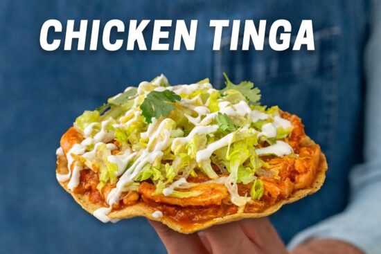 Easy Weeknight Chicken Tinga Tostadas | Weeknighting