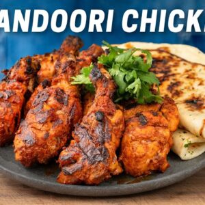Tandoori Chicken With Easy Garlic Naan
