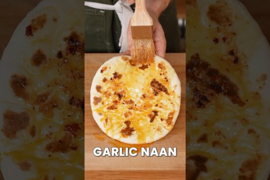 The BEST Garlic Naan Ever