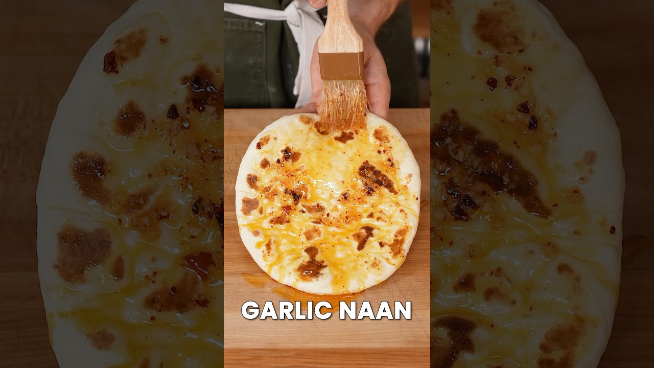 The BEST Garlic Naan Ever