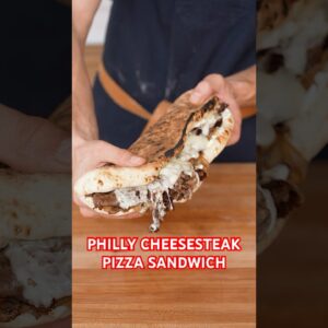 The Ultimate Philly Cheesesteak Pizza Sandwich